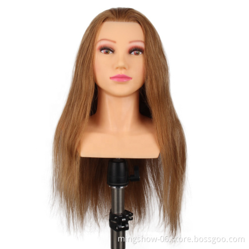 Colorful Salon Hair Training Head Hairdressing Styling Mannequin Doll